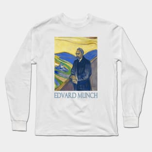 Portrait of Friederich Nietzsche by Edvard Munch Long Sleeve T-Shirt